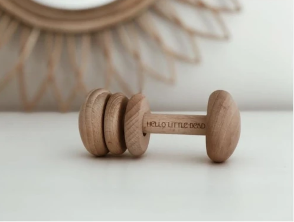 Wooden Rattle Teether