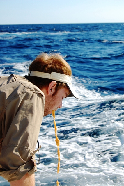 Boat trip (and seasickness tablets)