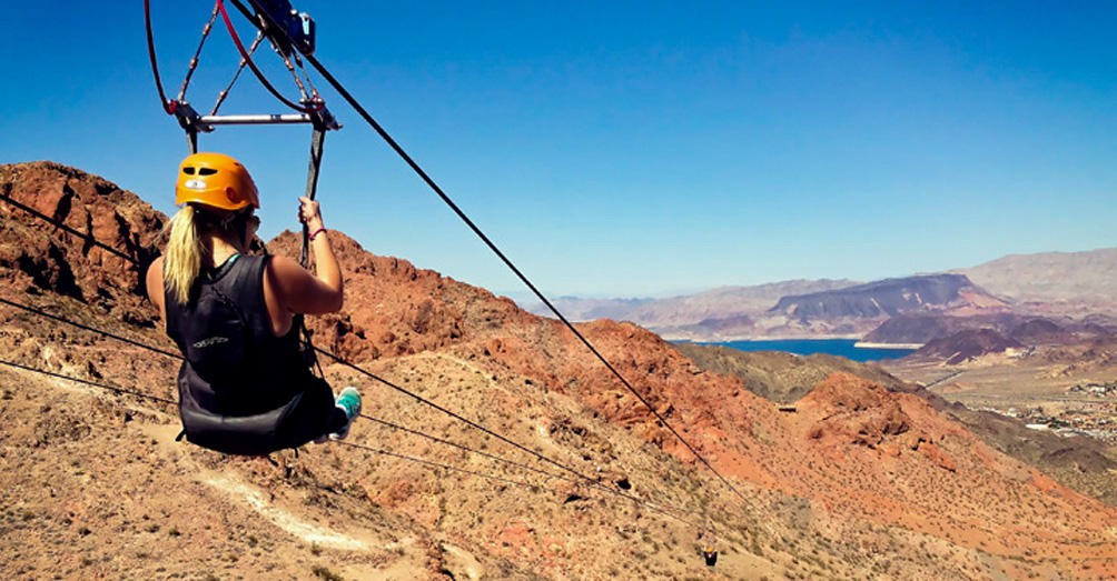 Zip lining the Grand Canyon