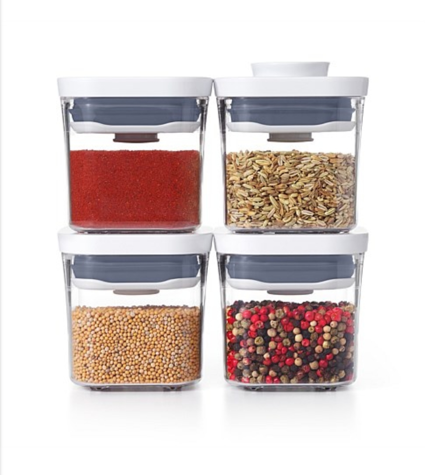 Oxo - 4 Piece Mini Square Container Set