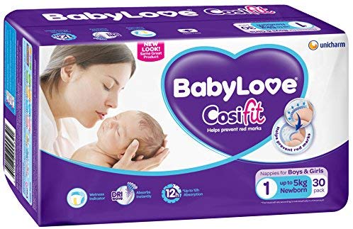 Baby Love Newborn Nappies