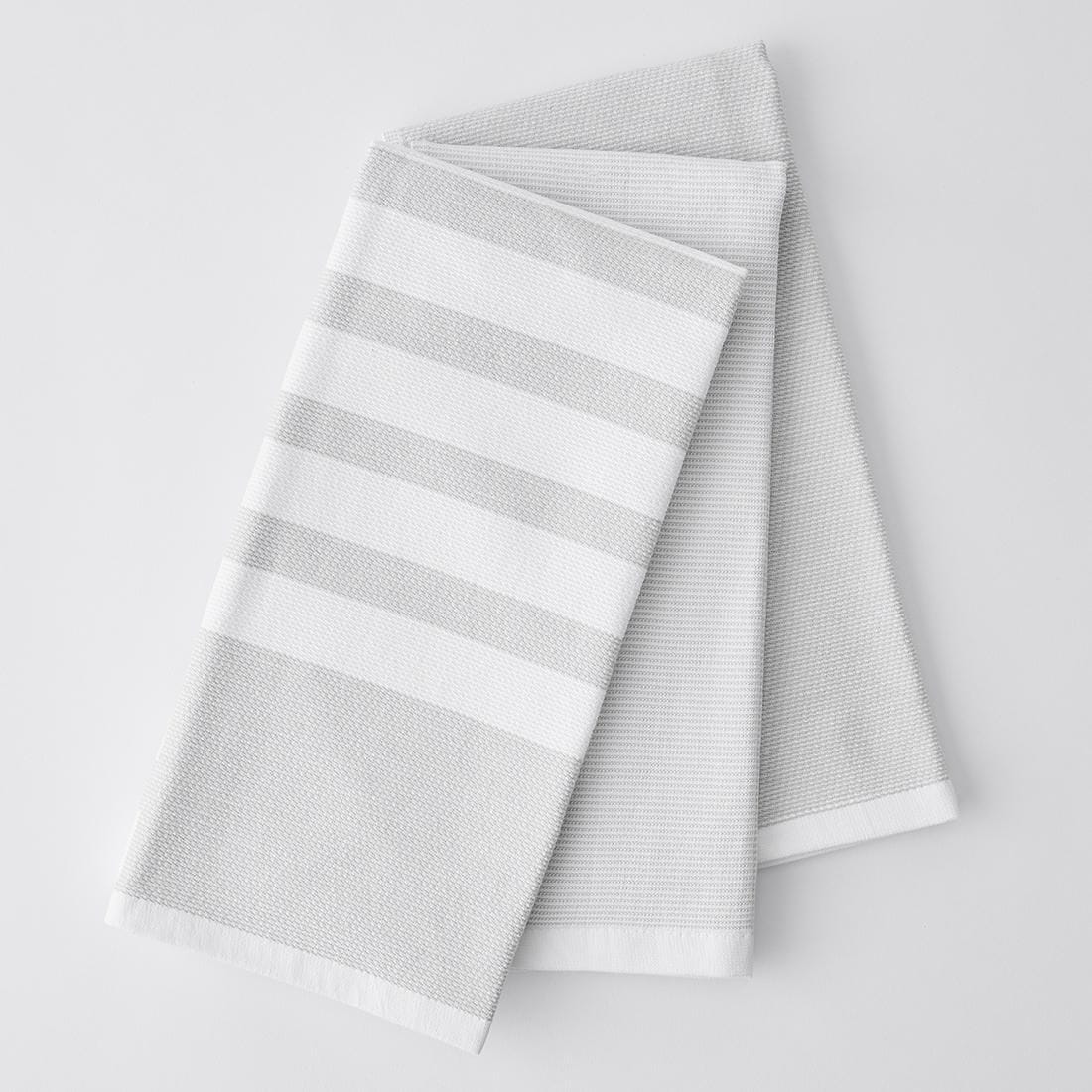 3 pack Tea Towels - Grey