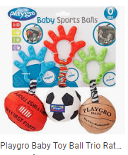 Playgro - Baby Sports Balls Trio