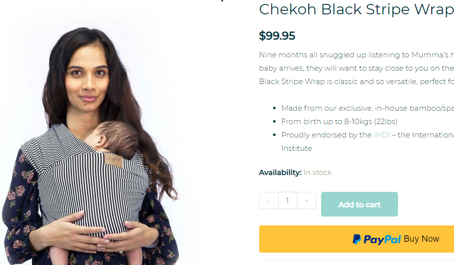 Chekoh Baby Wrap Carrier