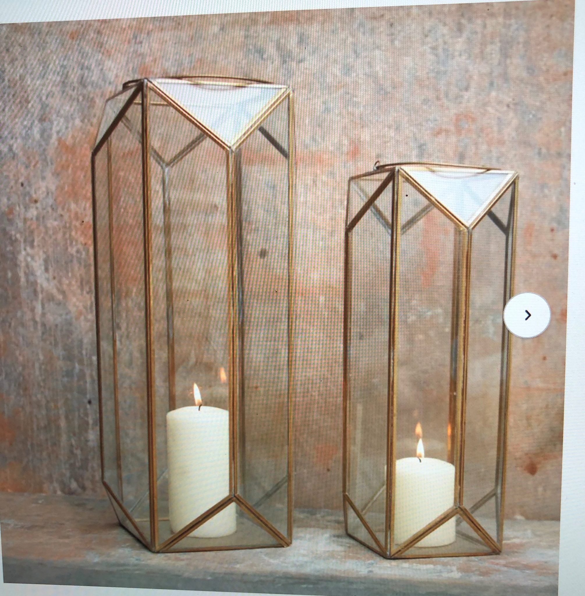 Outdoor candle holders