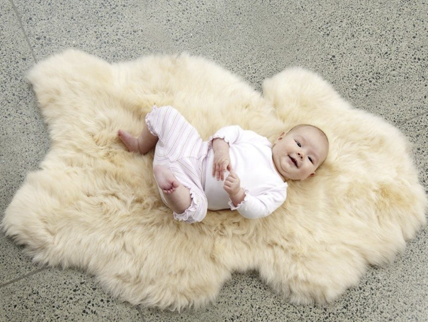Ecowool Sheepskin Baby Rug