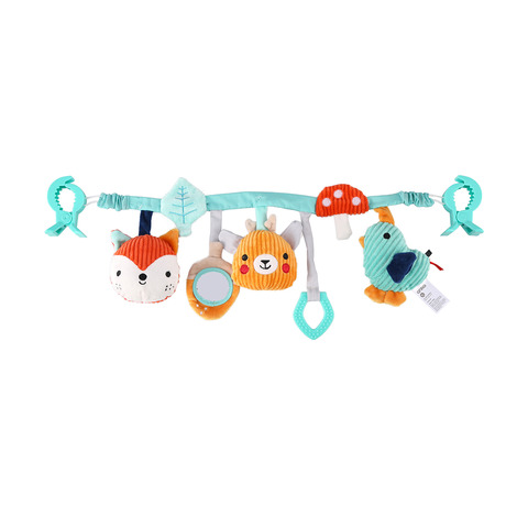 Clip on stroller toys