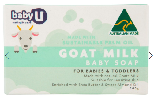 Baby U Goat Milk Baby Soap 100g