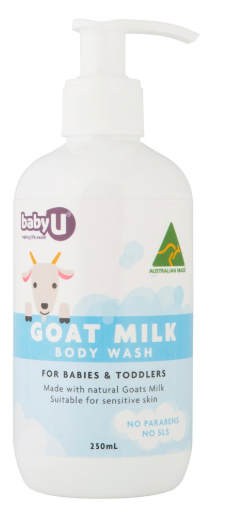 Baby U Goat Milk Body Wash 250mL