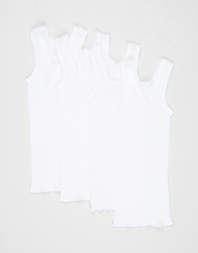 100% Cotton Singlets