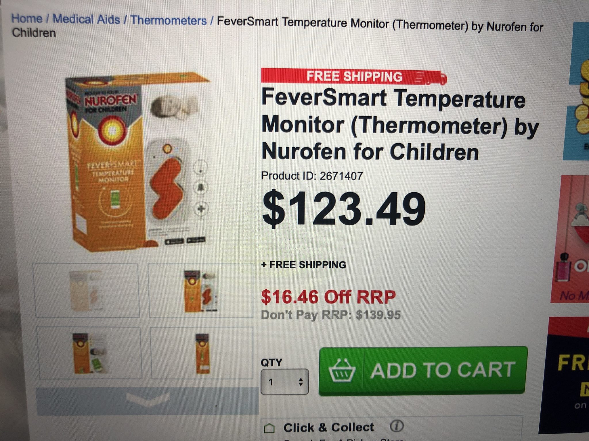 Fever smart temperature monitor