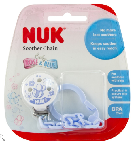 NUK Soother Chain - Blue