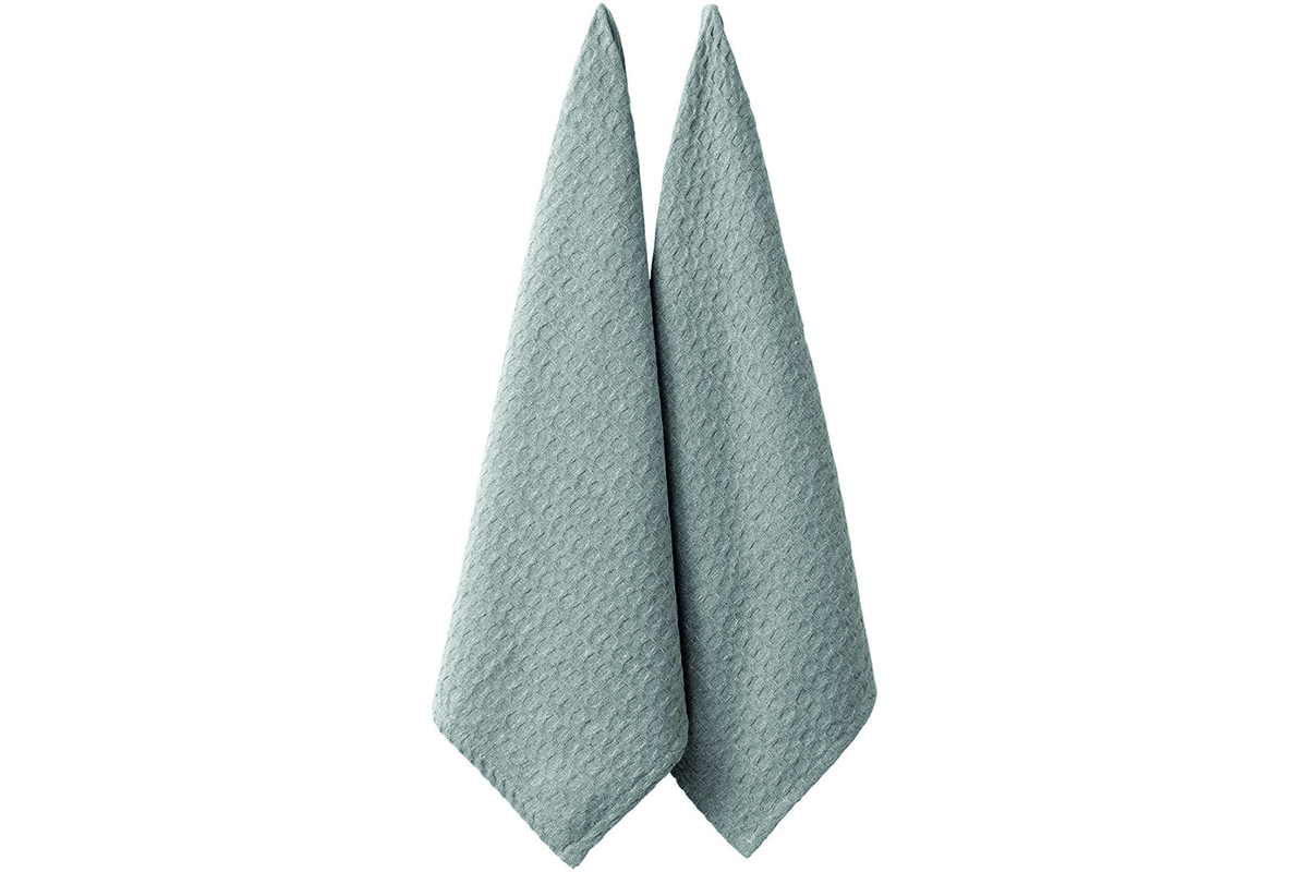 Eco Light Grey 2pk Kitchen Towel