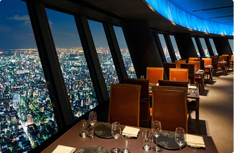 Tokyo skytree dinner
