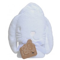 Playgro Hooded Towel Bunny White