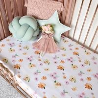 Poppy Fitted Cot Sheet | Snuggle Hunny Kids