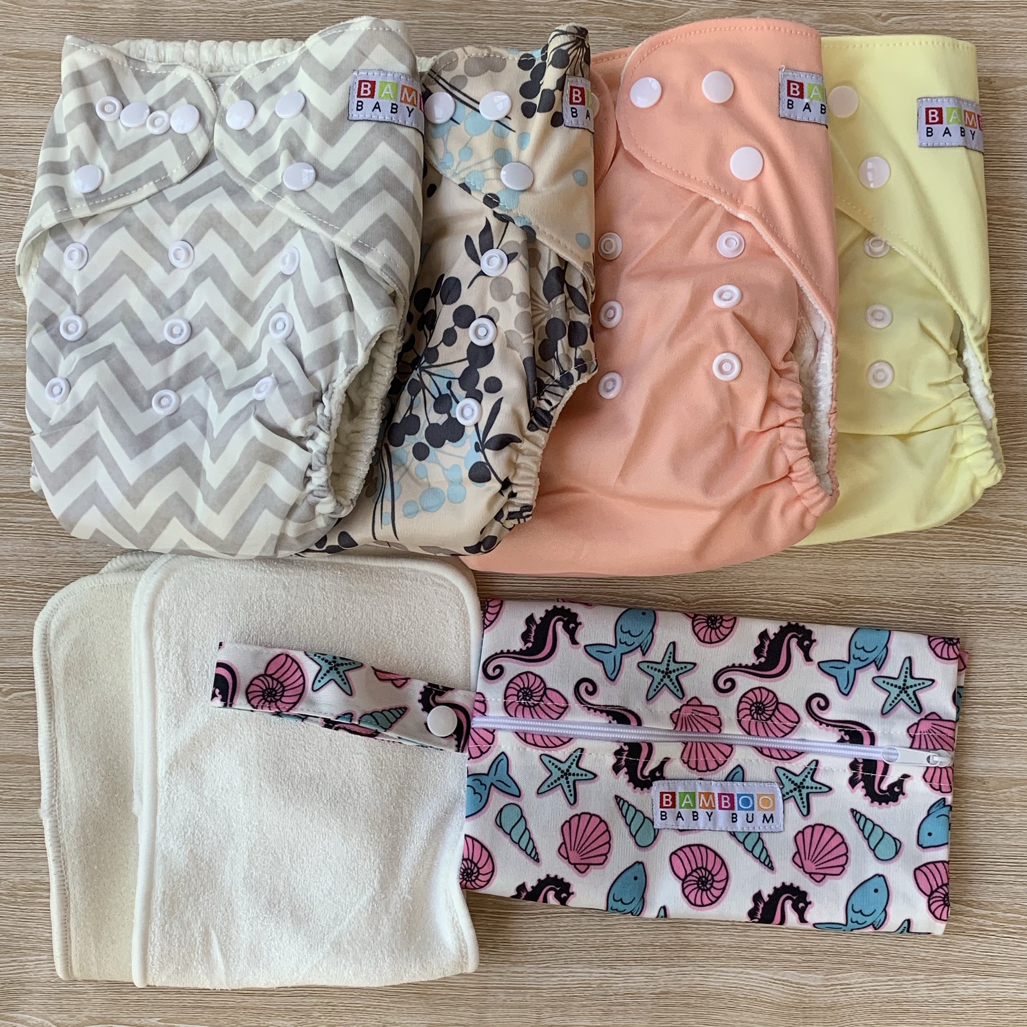 Cloth diapers - Bamboo baby Bum