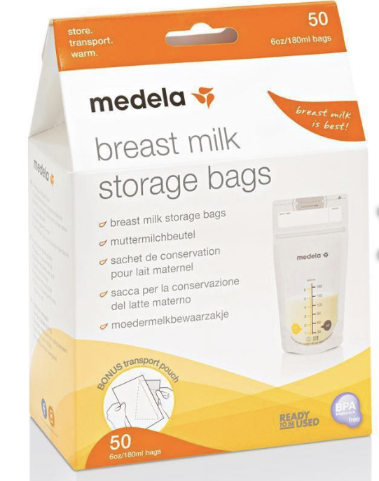 Medela Breast Milk Storage Bags 50 Pack