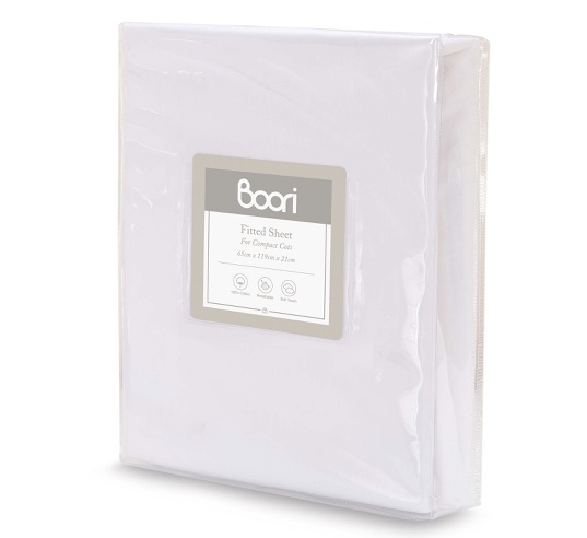 Boori Compact Cot Fitted Sheet (119 x 65cm)
