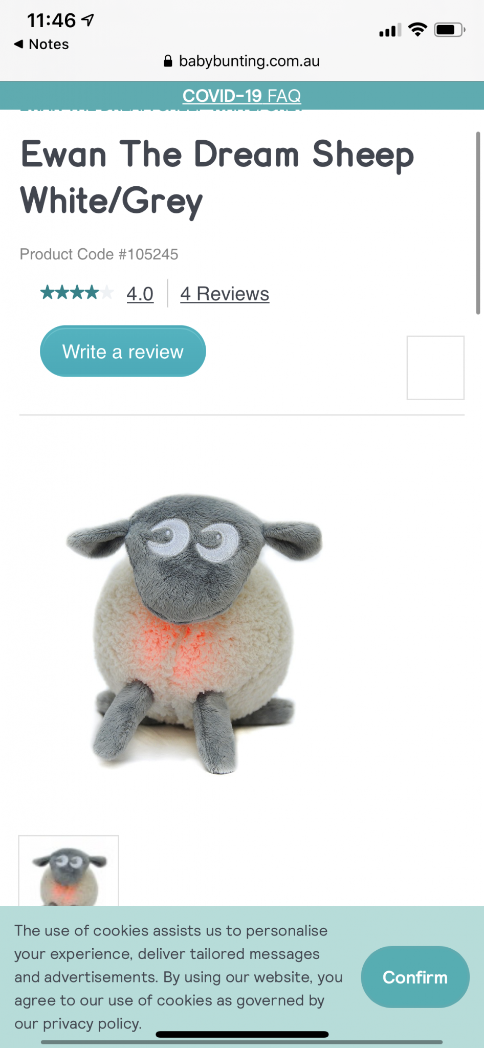 Cute toy with great reviews