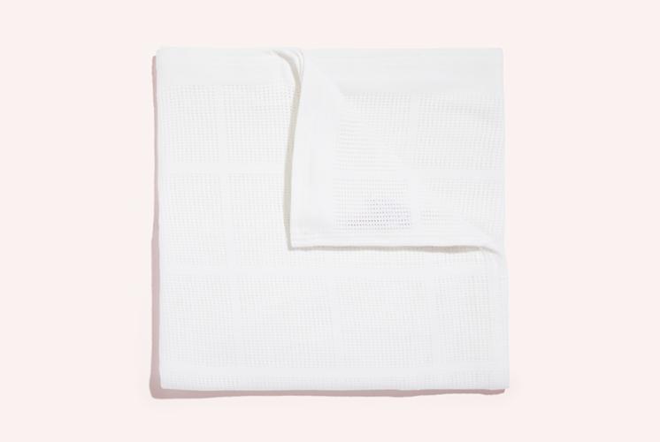 Baby Blanket: LITTLE BAMBOO Cot Cellular Blanket