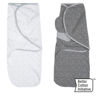 2 Pack Swaddle Wraps - Stars