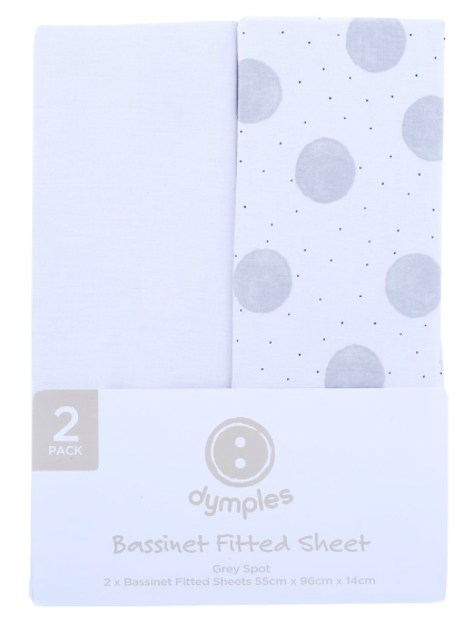 Dymples 2 Piece Bassinet Sheet