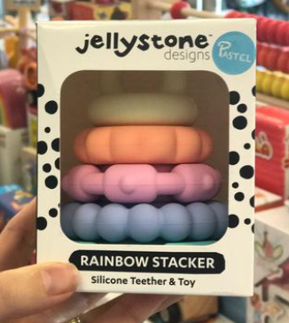 Jellystone Designs Pastel Teething Stacker