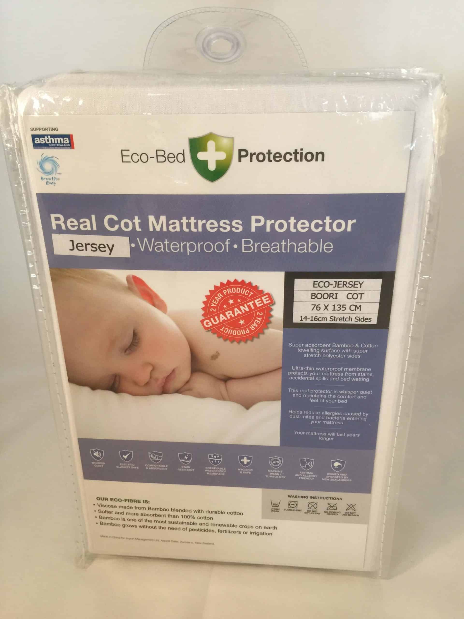 Cot Mattress Protector x2