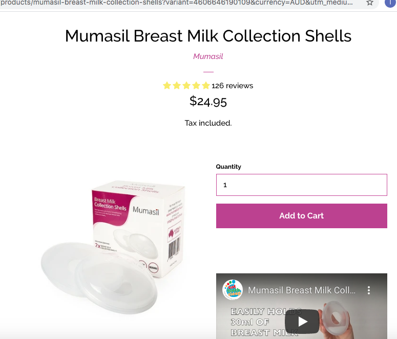 Breast milk collection shells