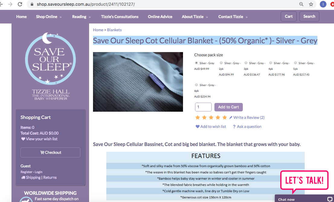Cellular blanket - save our sleep