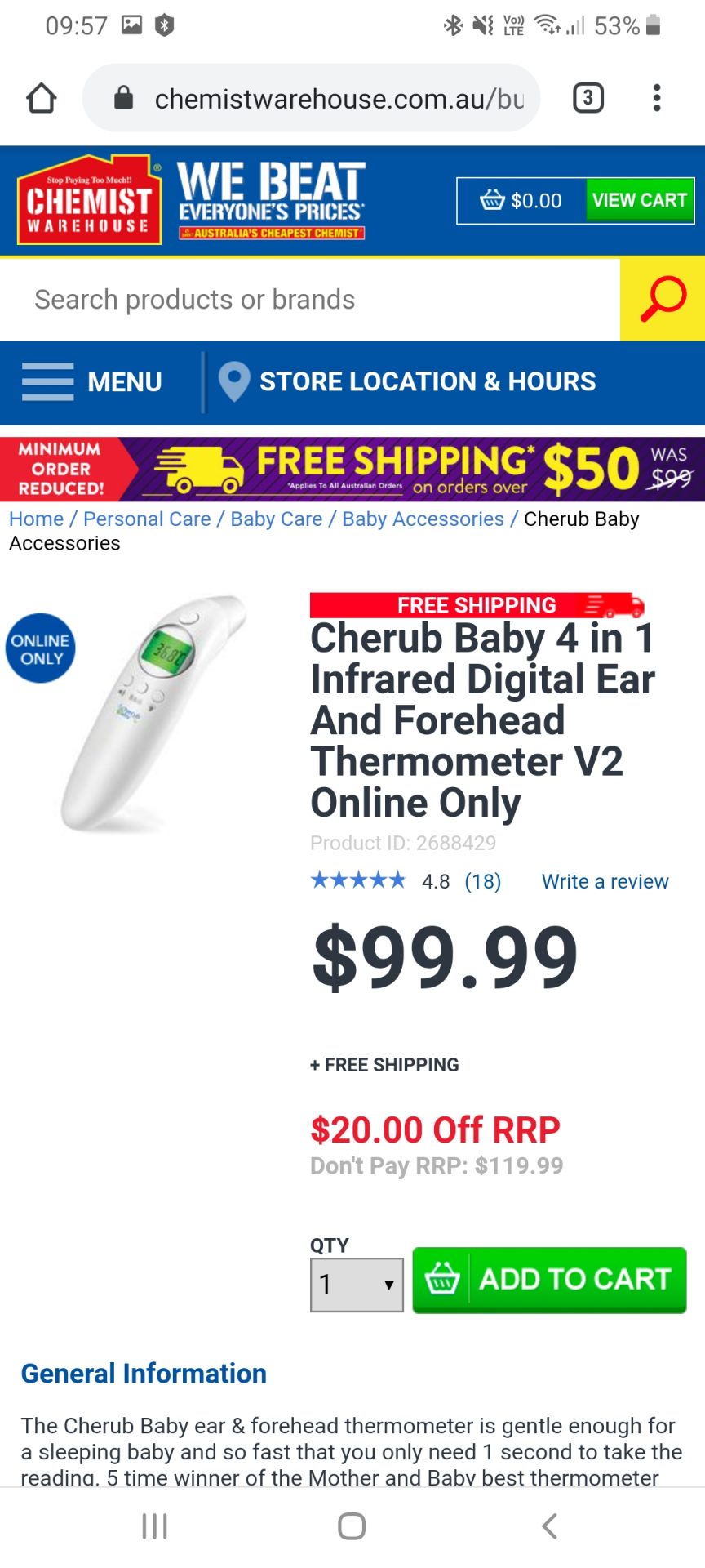 Baby Thermometer