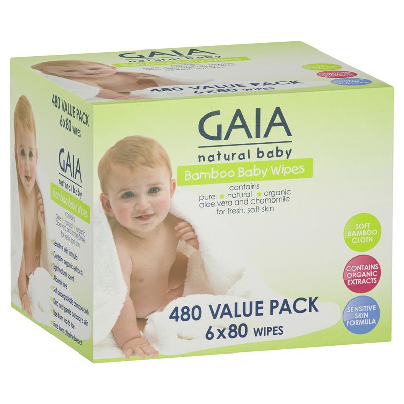 Gaia Natural Baby Wipes