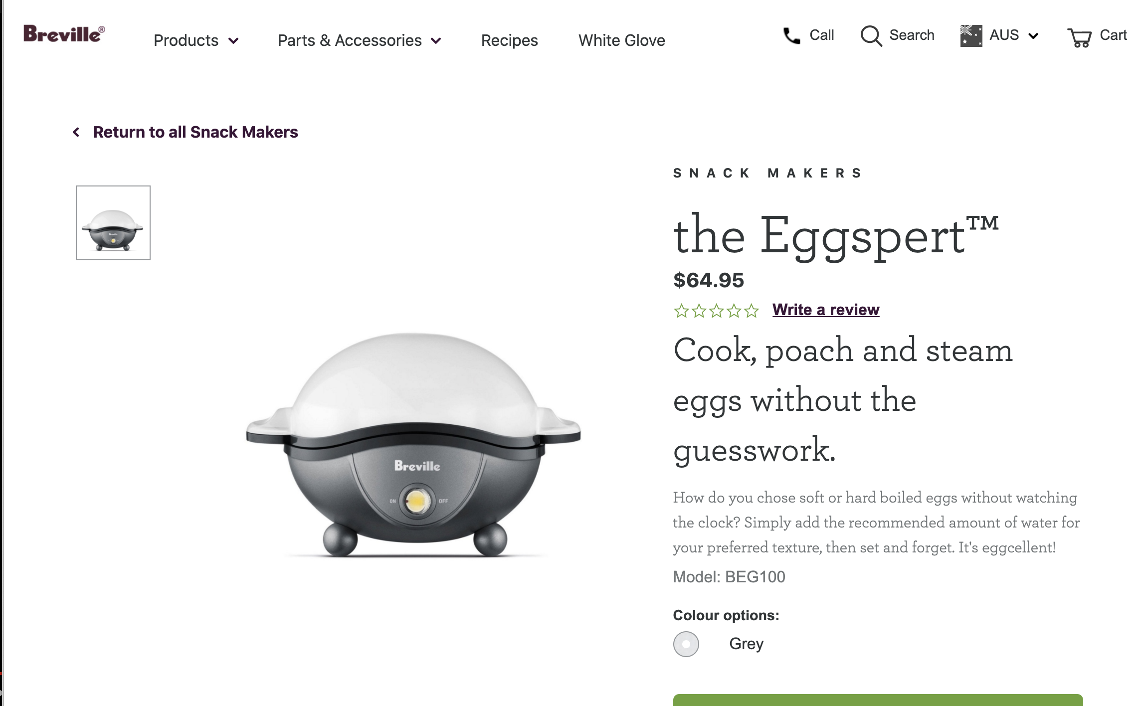 An egg cooker