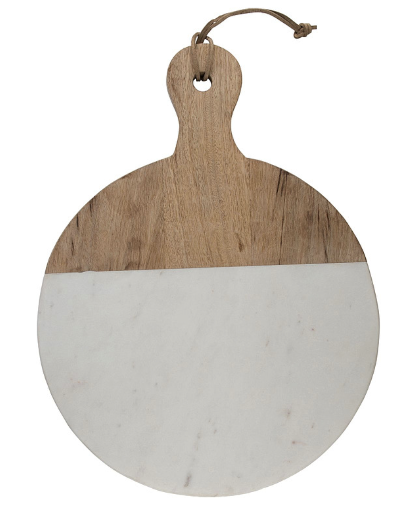 Marble and Wood Chopping Boards
