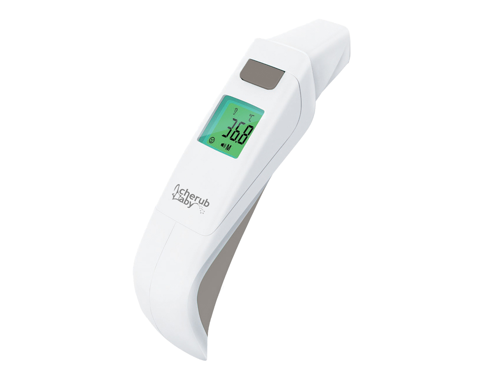 Cherub Baby Touchless Infrared Digital Ear Forehead & Bath 5 in 1 Thermometer