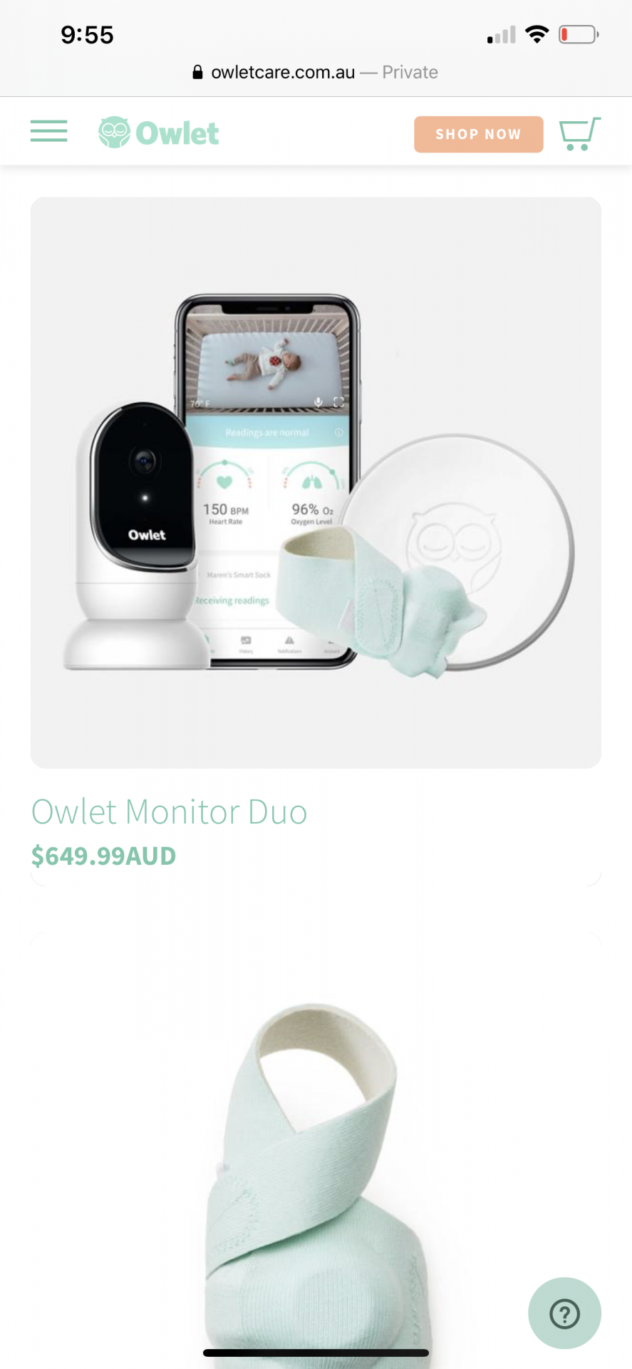 Owlet monitor duo