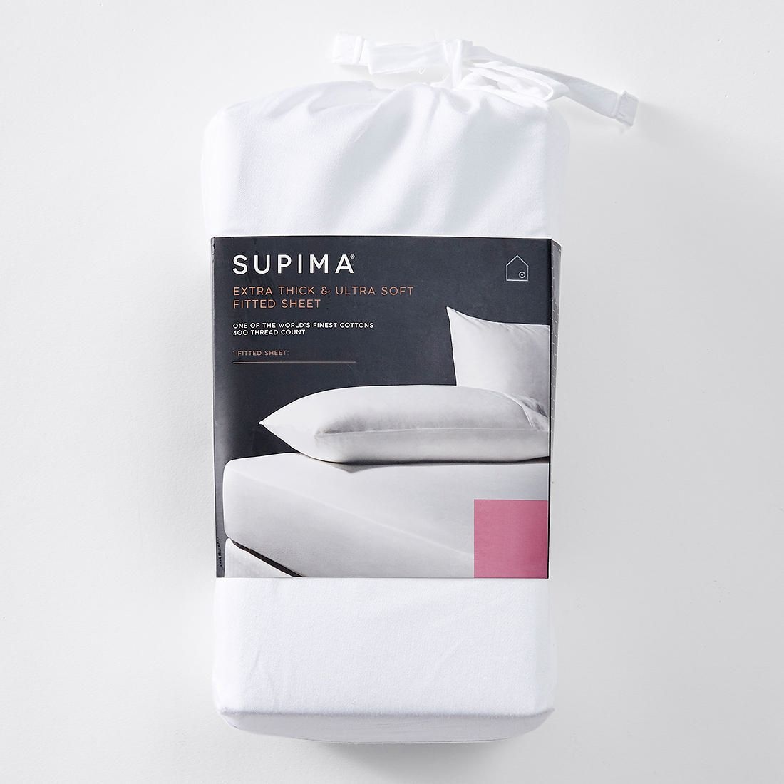 Fitted Sheet - White - King