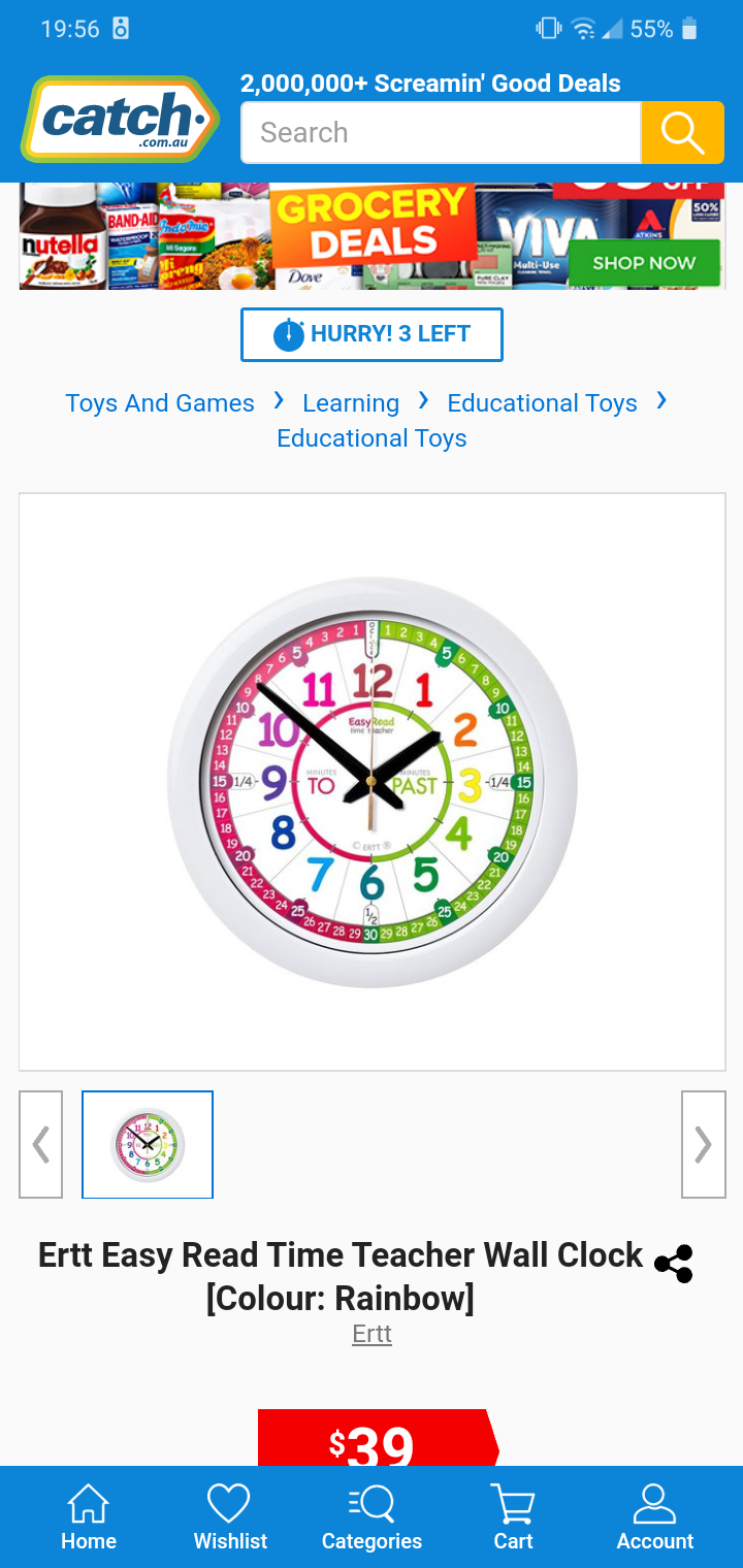 Learning time clock