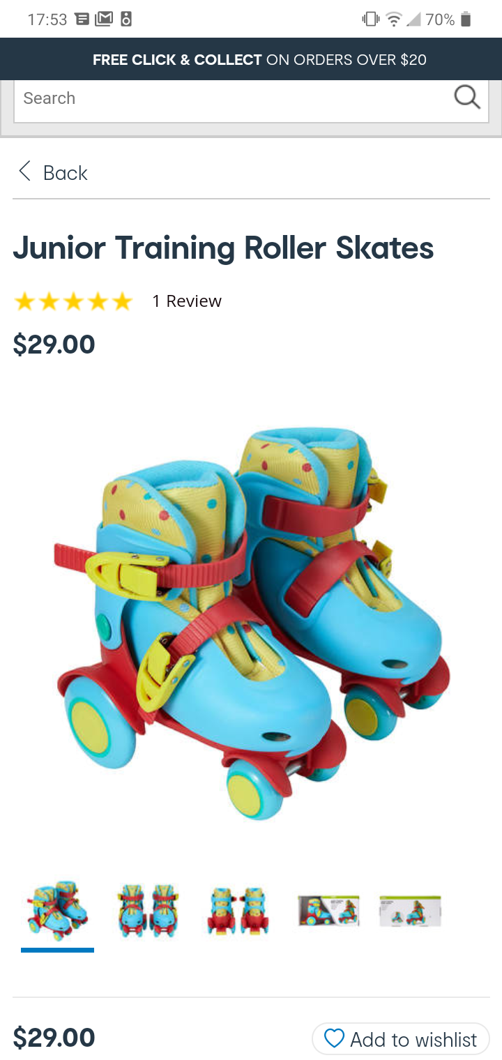 Toddler roller skates X 2