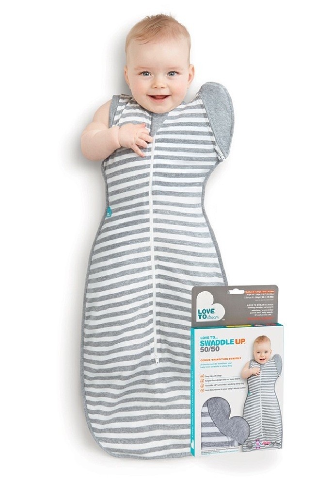 Love To Dream Swaddle Up 50/50 Grey Medium