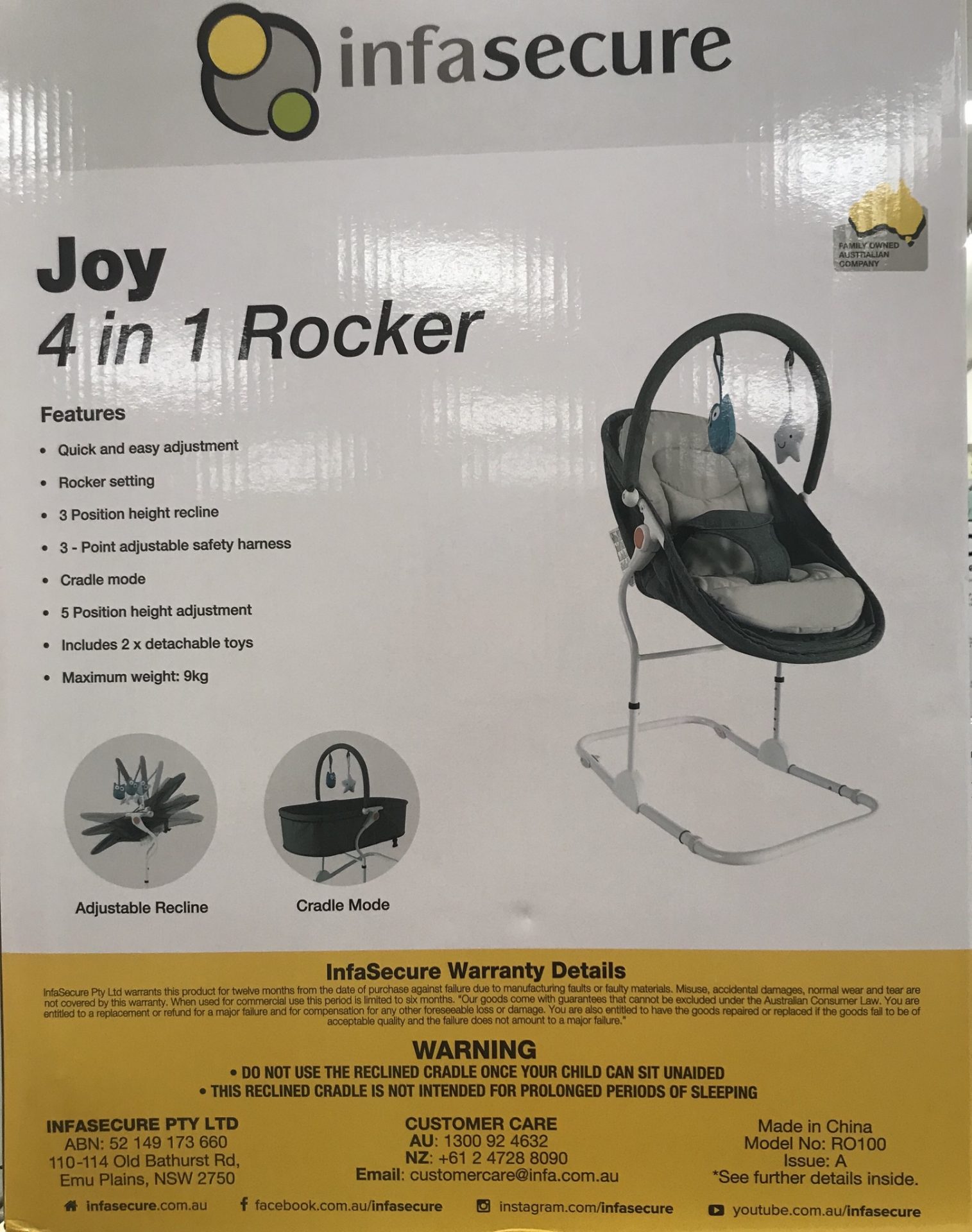 Baby seat and cradle