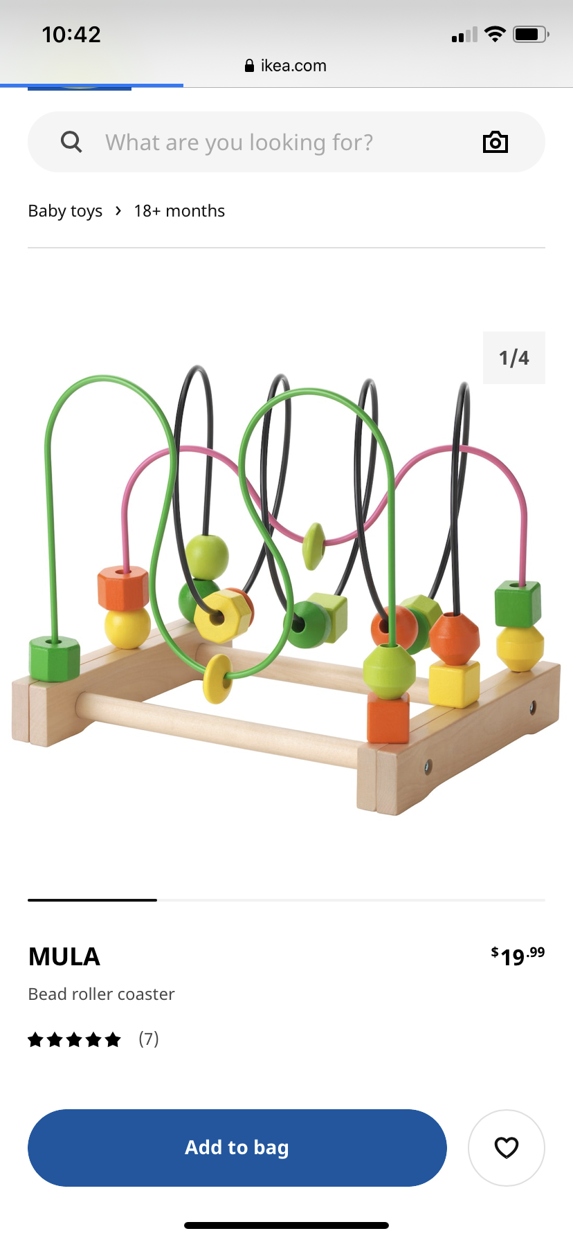 Wooden IKEA toys