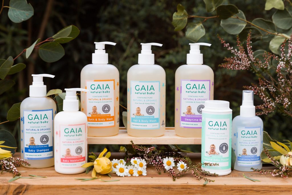 Baby Gaia bath wash shampoo etc