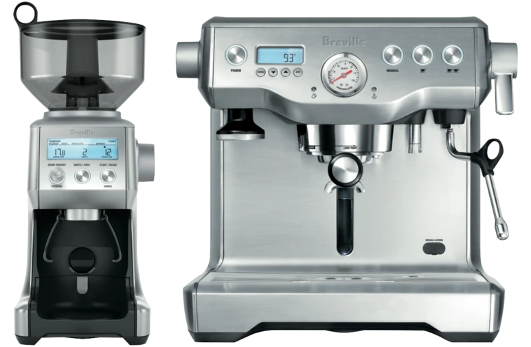 Espresso Machine and Coffee Grinder