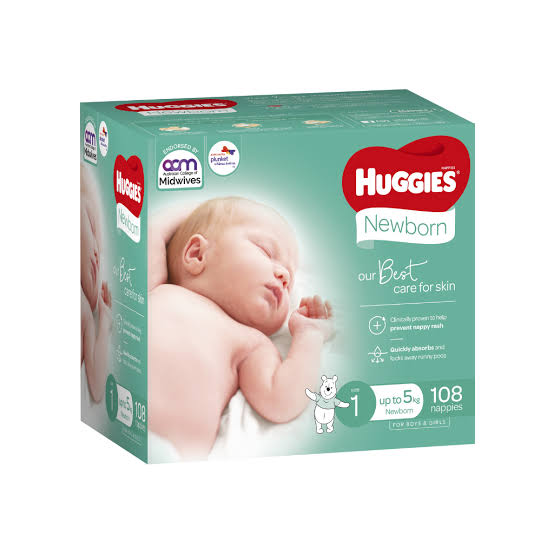 Huggins Newborn Nappies