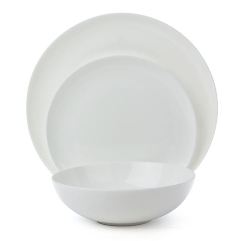 Ecology Canvas White Dinner Set 12pce