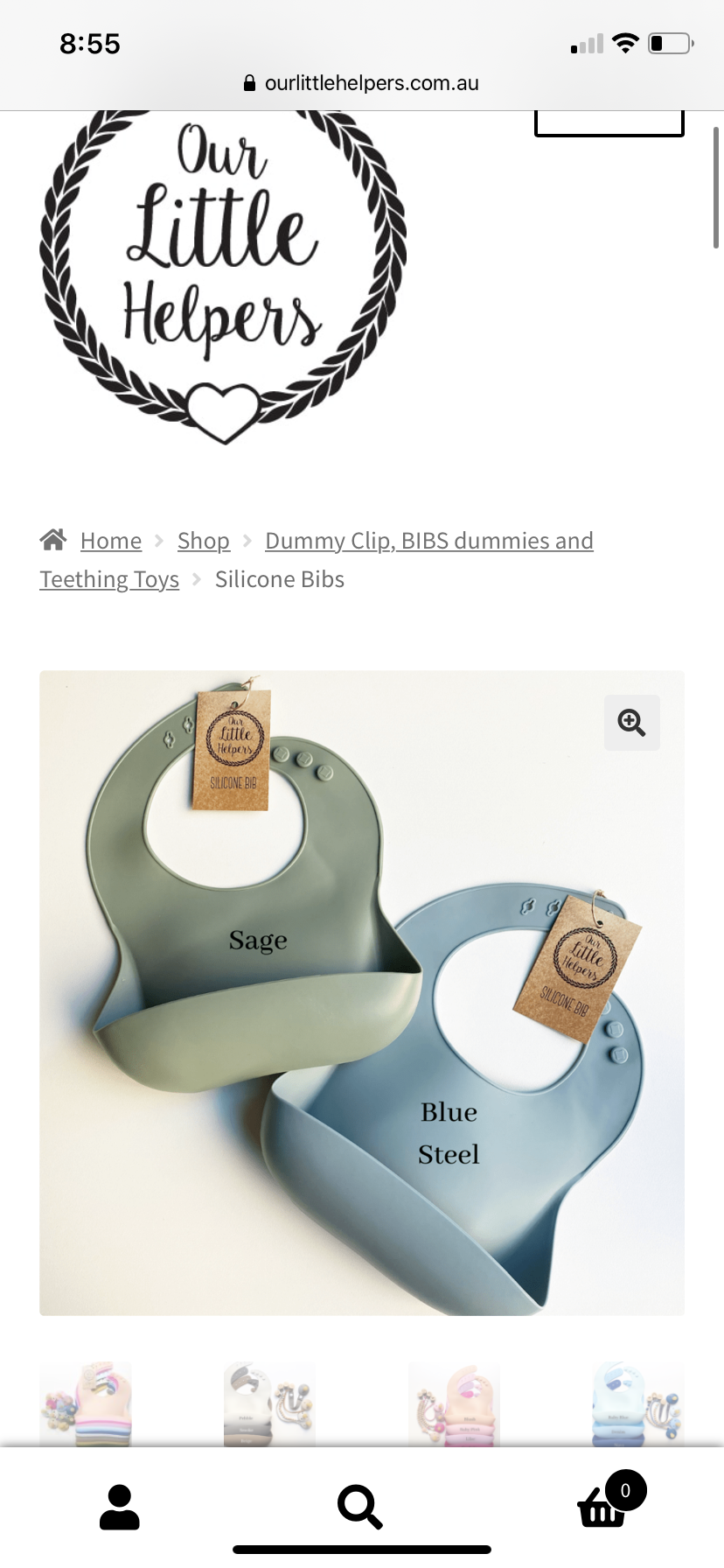 Silicone bibs