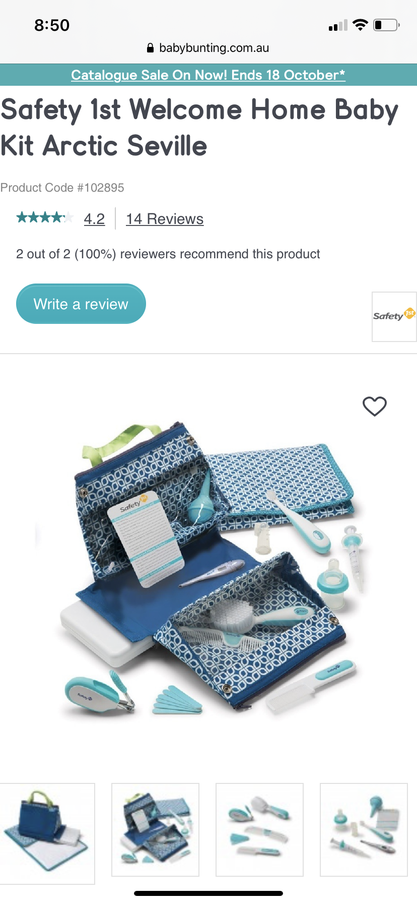 Nail clippers, thermometer etc