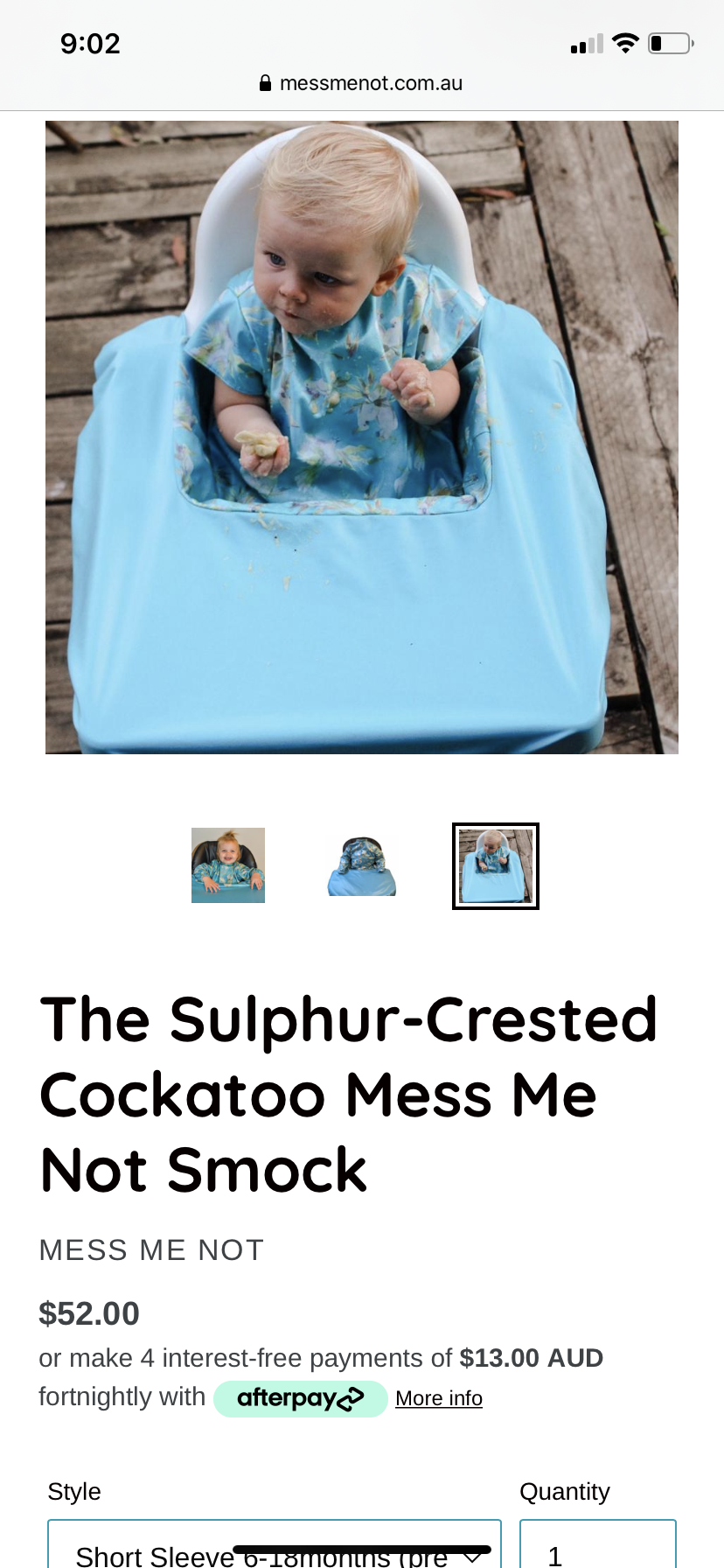 Mess me not smock